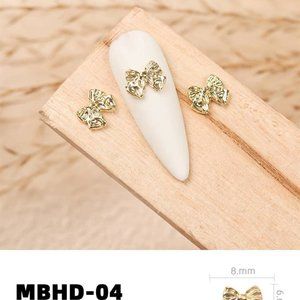 Three Pack Bow Nail Art